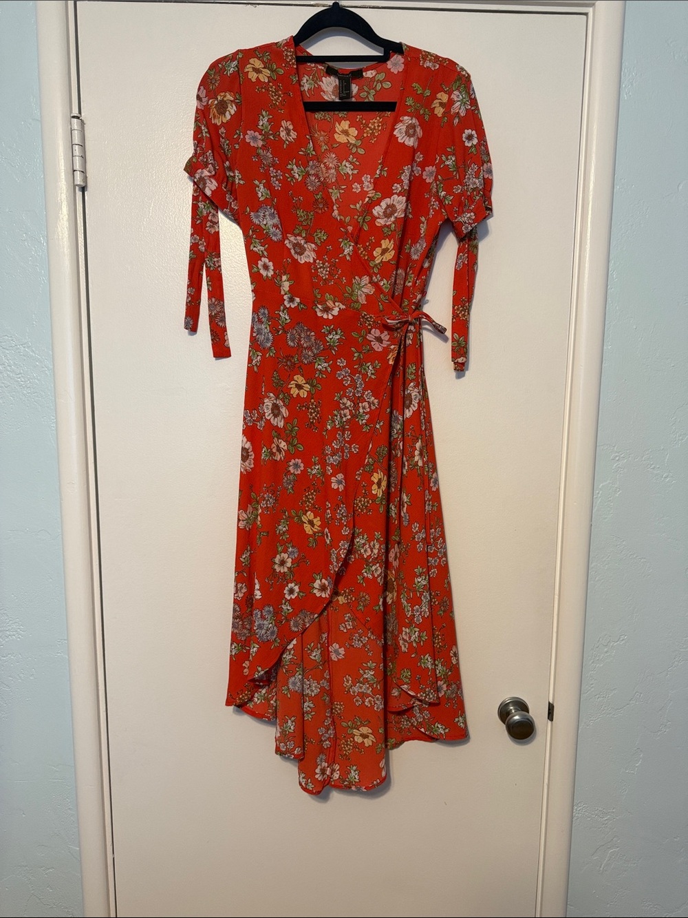 Floral Wrap Dress